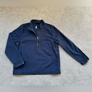 SOLD | Albam / Hoy Quarter Zip Smock - Navy / Size Medium